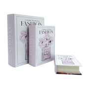 Ronis Purple Fashion Book Box Large 30x23.5x7.3cm