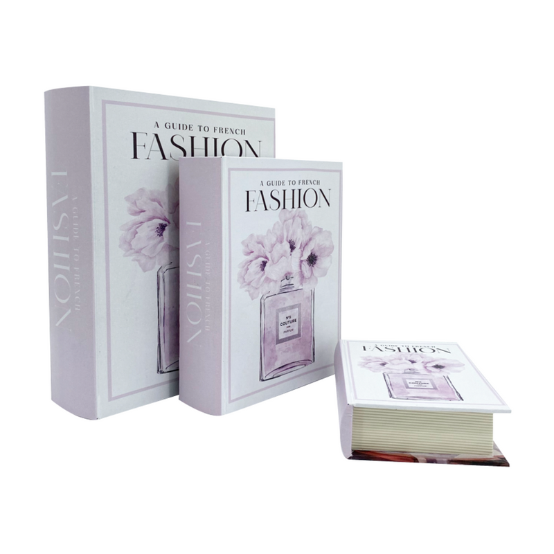 Ronis Purple Fashion Book Box Large 30x23.5x7.3cm