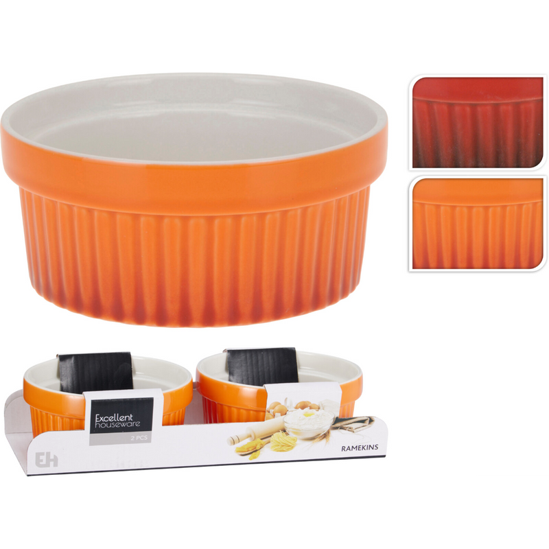 2 piece porcelain baking dish set