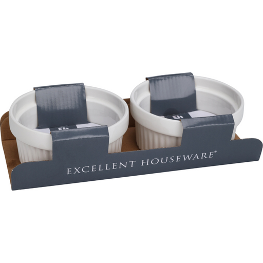 2 piece porcelain baking dish set 260ml
