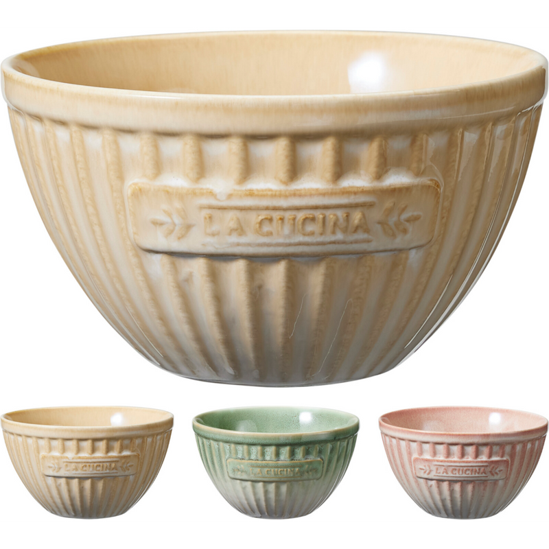 800ml stoneware bowl in 3 assorted styles