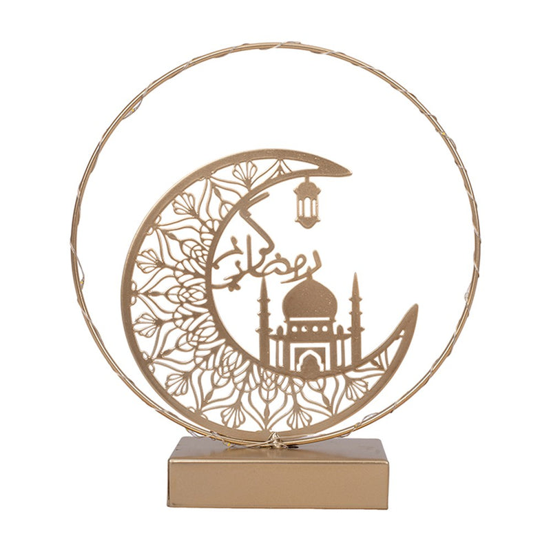 Light up moon table decoration