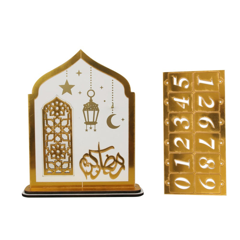 Ramadan countdown calendar with drawers
