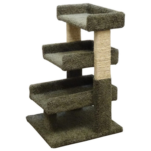 Cat Scratcher 4 Rectangular Shelf Tyson Green 50x50x81cm