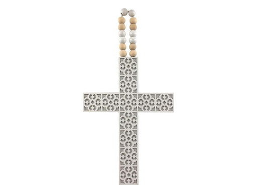Hanging Cross with Pattern 38cm