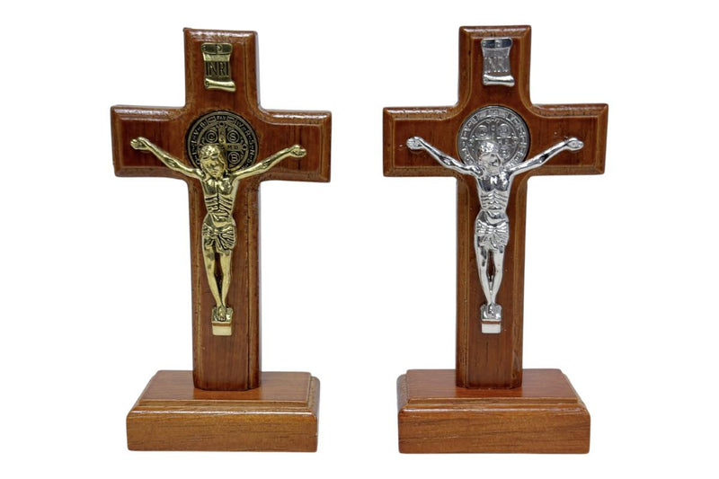 Assorted Jesus on cross ornament 11cm