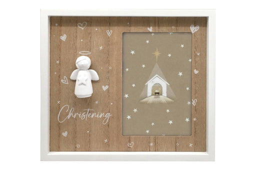 Christening angel photo frame 22x20cm