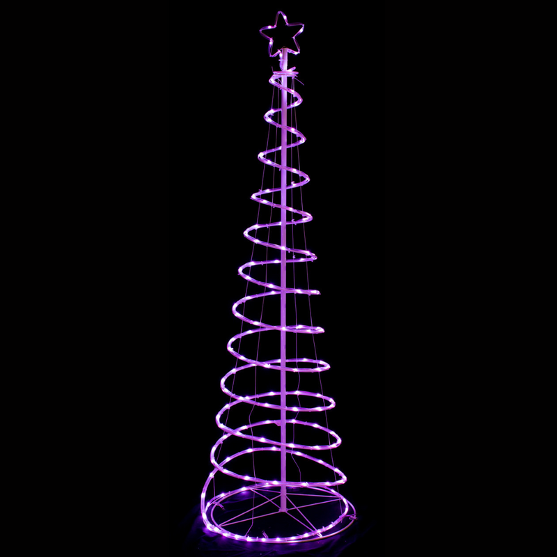 Ronis RGB Lightshow Spiral Tree 180cm Assorted