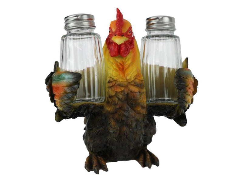 Rooster salt and pepper shaker 15cm