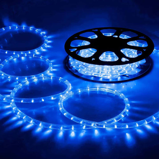 Rope Light Connectible LED Clear Cable Blue White 100cm