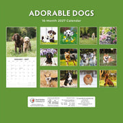 2027 Square Wall Calendar Adorable Dogs image 2 – thumbnail