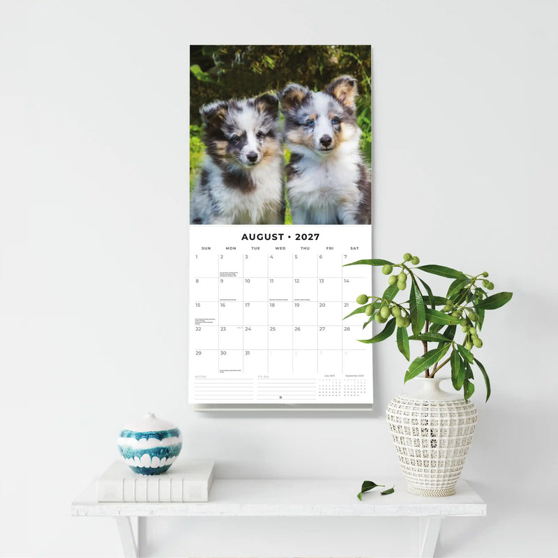2027 Square Wall Calendar Adorable Dogs image 6