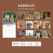 2027 Square Wall Calendar Meerkats image 2 – thumbnail