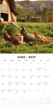 2027 Square Wall Calendar On The Farm image 4 – thumbnail