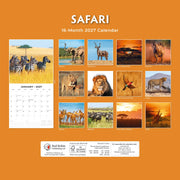2027 Square Wall Calendar Safari image 2 – thumbnail