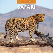 2027 Safari square wall calendar with wildlife photography – thumbnail