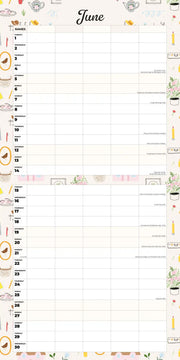 2027 Square Wall Calendar Family Organiser - At Home image 4 – thumbnail