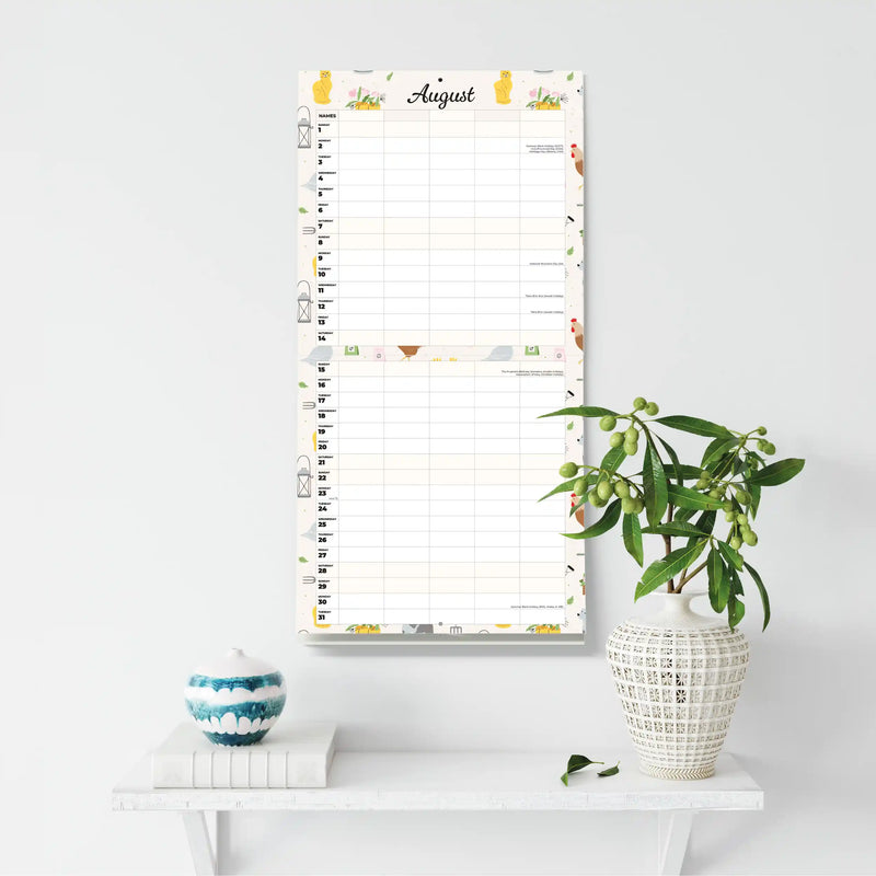 2027 Square Wall Calendar Family Organiser - At Home image 6
