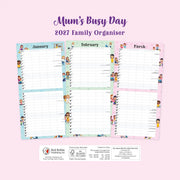 2027 Square Wall Calendar Mum's Busy Day image 2 – thumbnail