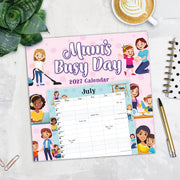 2027 Square Wall Calendar Mum's Busy Day image 5 – thumbnail