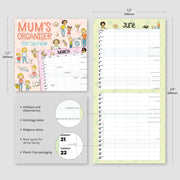 2027 Square Wall Calendar Mum's Organiser image 3 – thumbnail