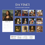 2027 Square Wall Calendar Da Vinci image 2 – thumbnail