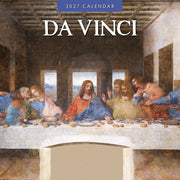 2027 Da Vinci square wall calendar featuring Renaissance artwork – thumbnail