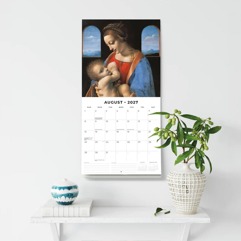2027 Square Wall Calendar Da Vinci image 6