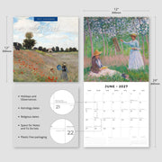 2027 Square Wall Calendar Monet image 3 – thumbnail