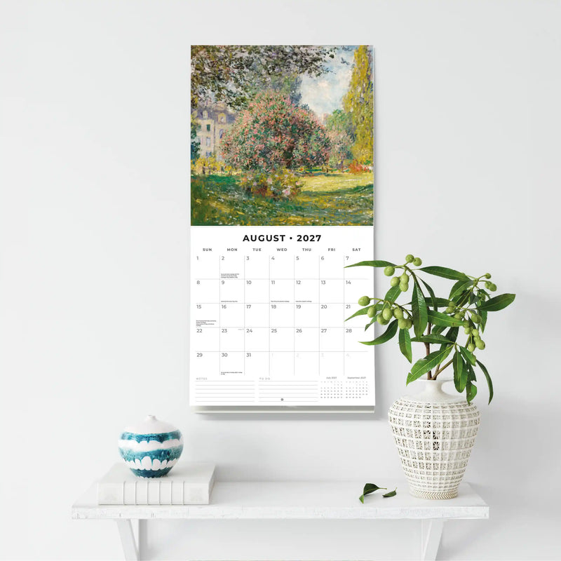 2027 Square Wall Calendar Monet image 6