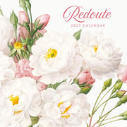 2027 Redoute square wall calendar with botanical floral artwork – thumbnail