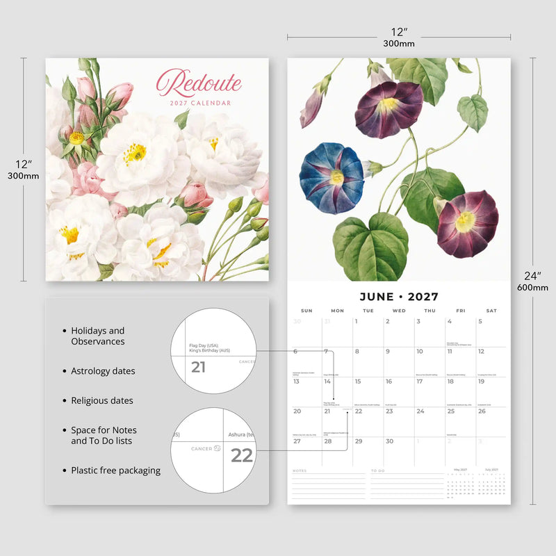 2027 Square Wall Calendar Redoute image 3