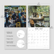 2027 Square Wall Calendar Renoir image 3 – thumbnail