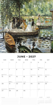 2027 Square Wall Calendar Renoir image 4 – thumbnail