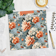2027 Square Wall Calendar Vintage Roses image 5 – thumbnail