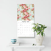 2027 Square Wall Calendar Vintage Roses image 6 – thumbnail