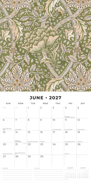 2027 Square Wall Calendar William Morris image 4 – thumbnail