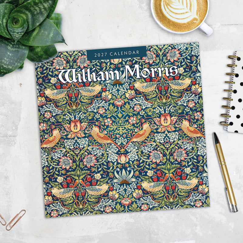 2027 Square Wall Calendar William Morris image 5