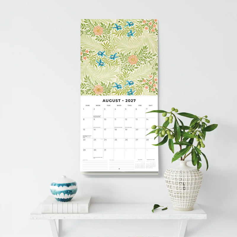 2027 Square Wall Calendar William Morris image 6
