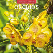2027 Orchids square wall calendar with orchid flower photography – thumbnail