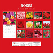 2027 Square Wall Calendar Roses image 2 – thumbnail