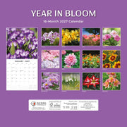 2027 Square Wall Calendar Year in Bloom image 2 – thumbnail