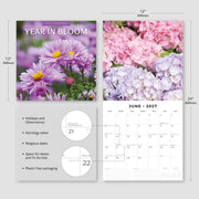 2027 Square Wall Calendar Year in Bloom image 3 – thumbnail