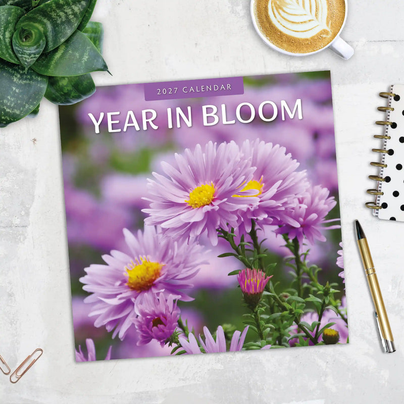 2027 Square Wall Calendar Year in Bloom image 5