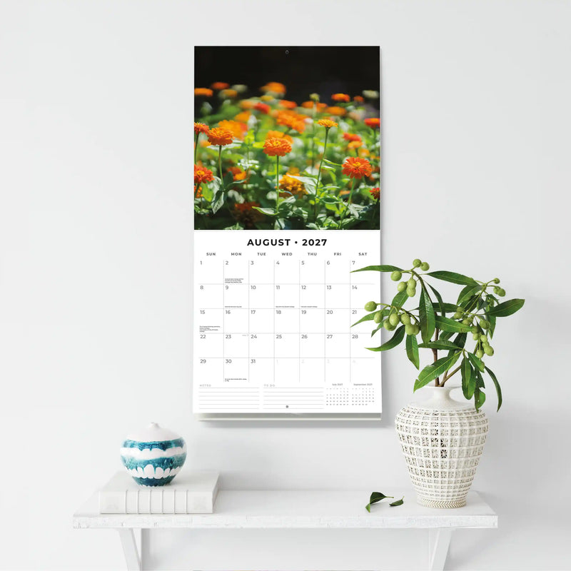 2027 Square Wall Calendar Year in Bloom image 6
