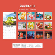 2027 Square Wall Calendar Cocktails image 2 – thumbnail