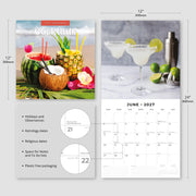 2027 Square Wall Calendar Cocktails image 3 – thumbnail