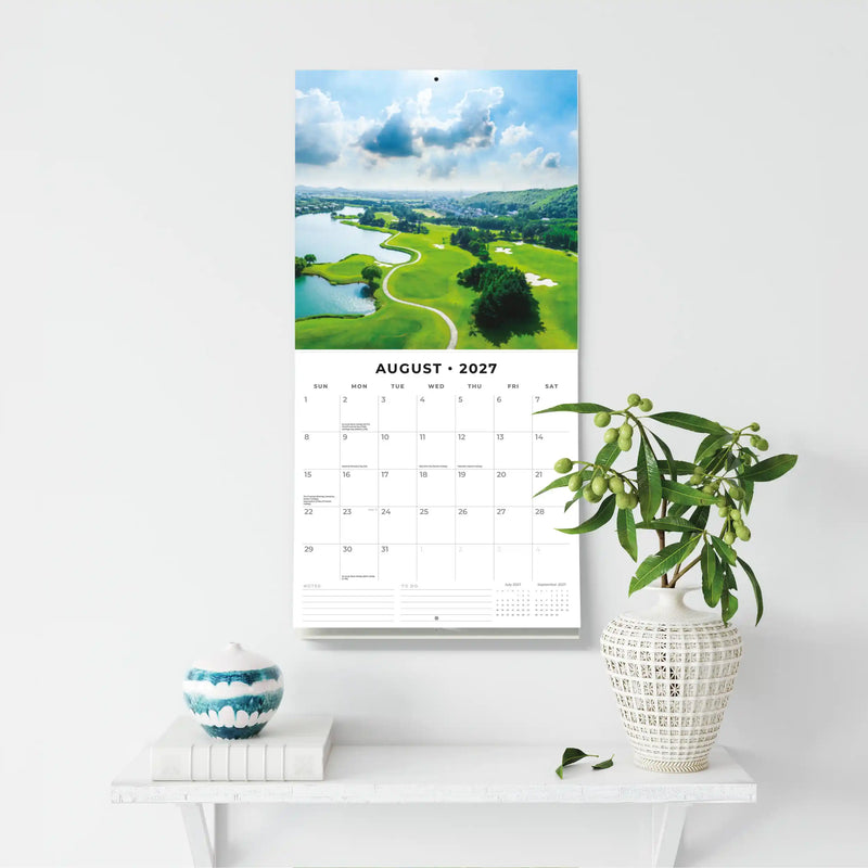 2027 Square Wall Calendar World of Golf image 6
