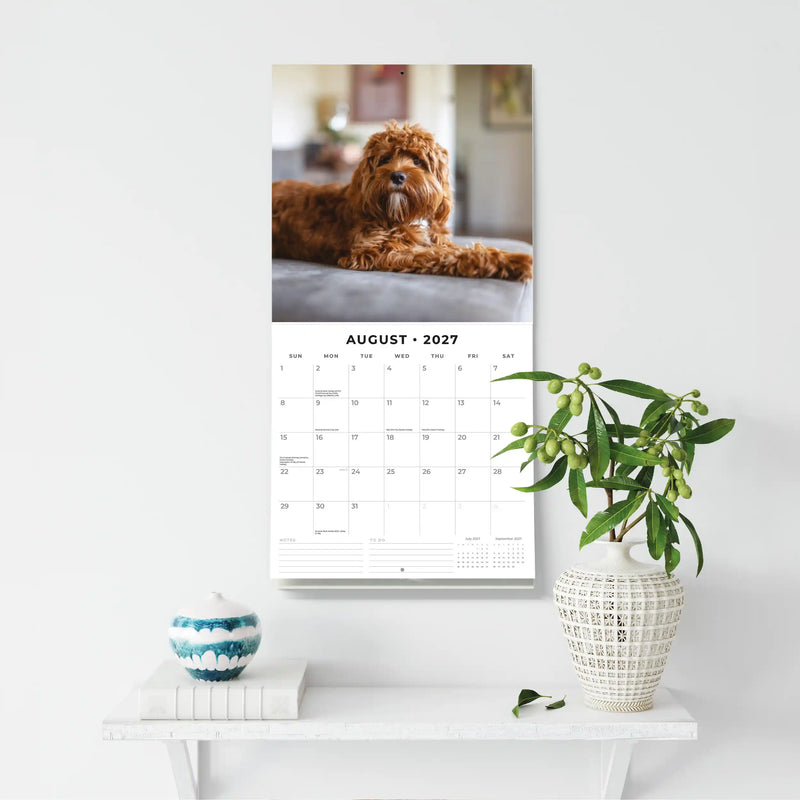 2027 Square Wall Calendar Cavapoos image 6