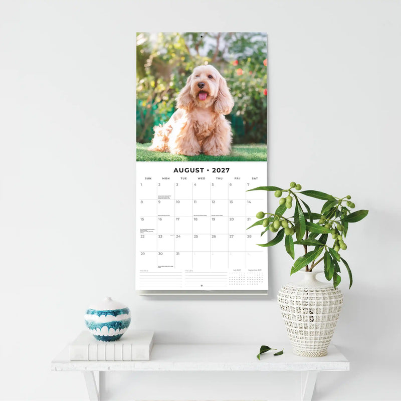 2027 Square Wall Calendar Cockapoos image 6